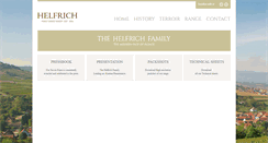 Desktop Screenshot of helfrich-wines.com